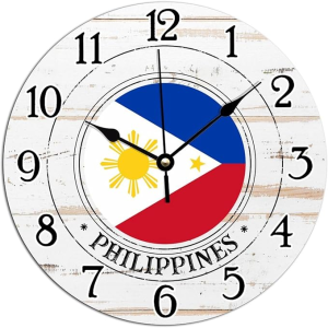art clock philippines flag